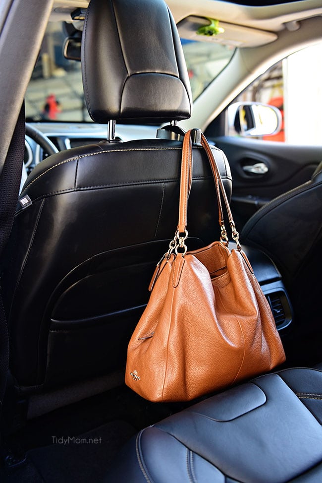 car organizer hooks for bags and purses