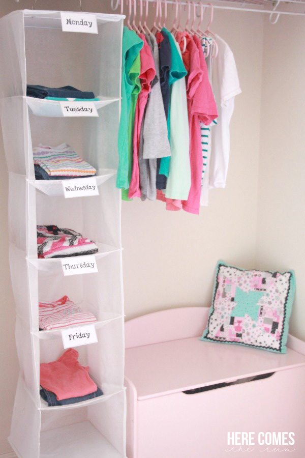 DIY pre planned outfit storage
