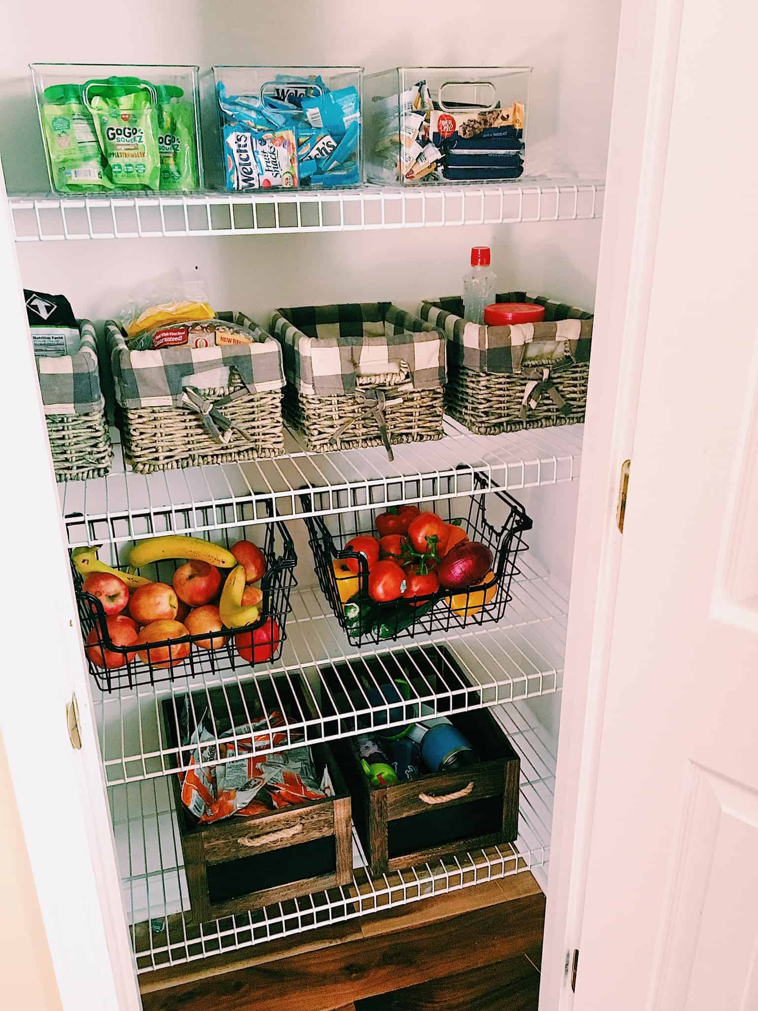 organized small pantry