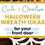cute and creative Halloween wreath ideas for your front door