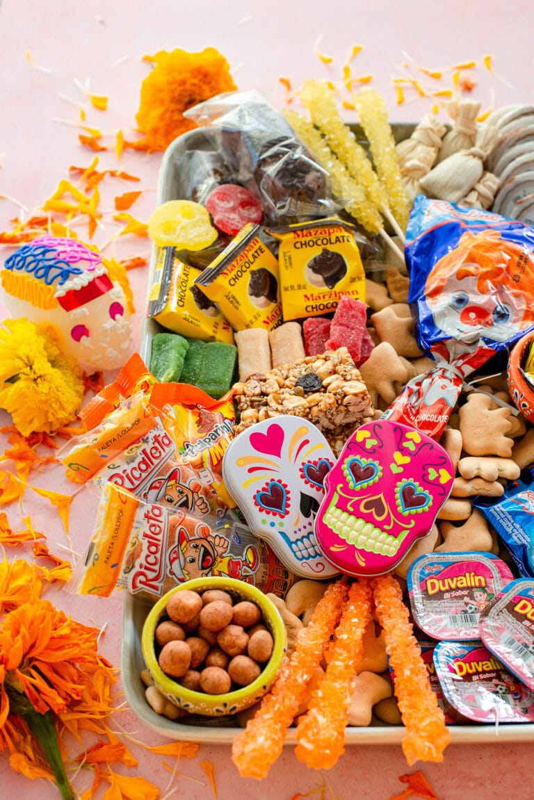 Dia de muertos candy spread