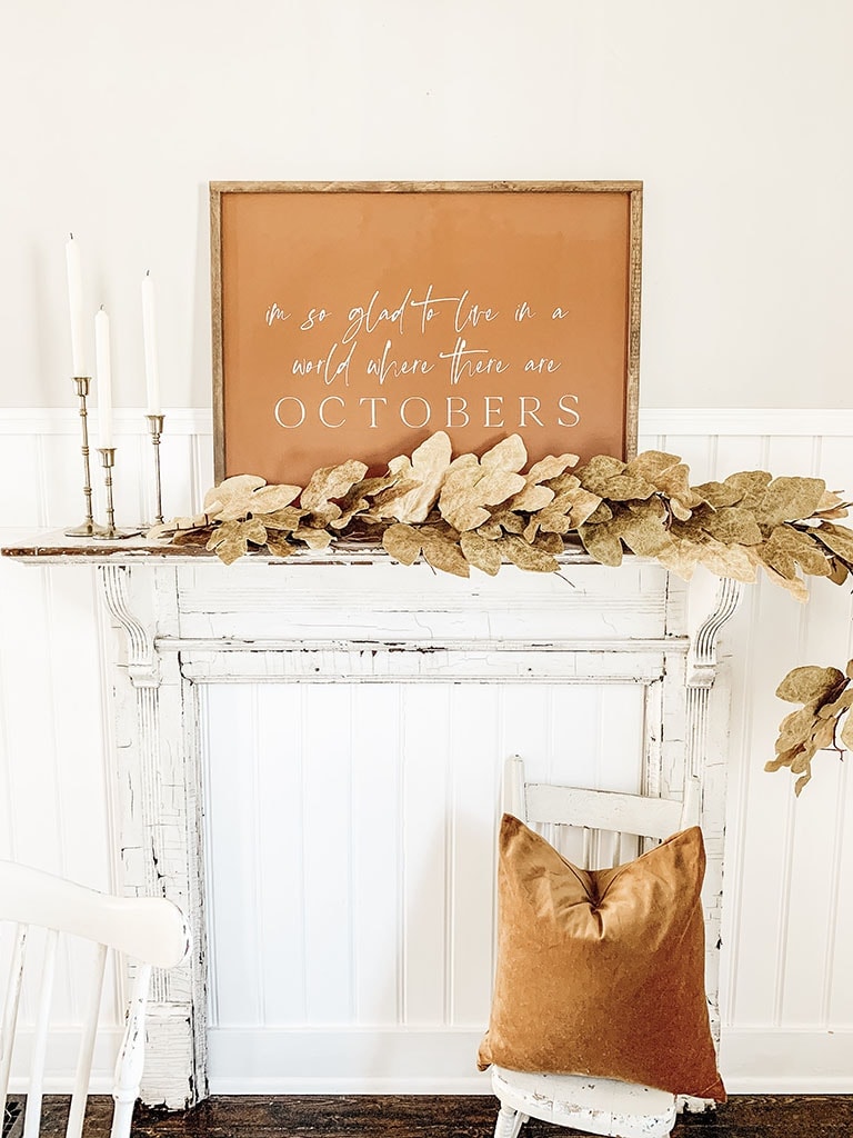 Styling Neutral Fall Decor in Your Home - Micheala Diane Designs