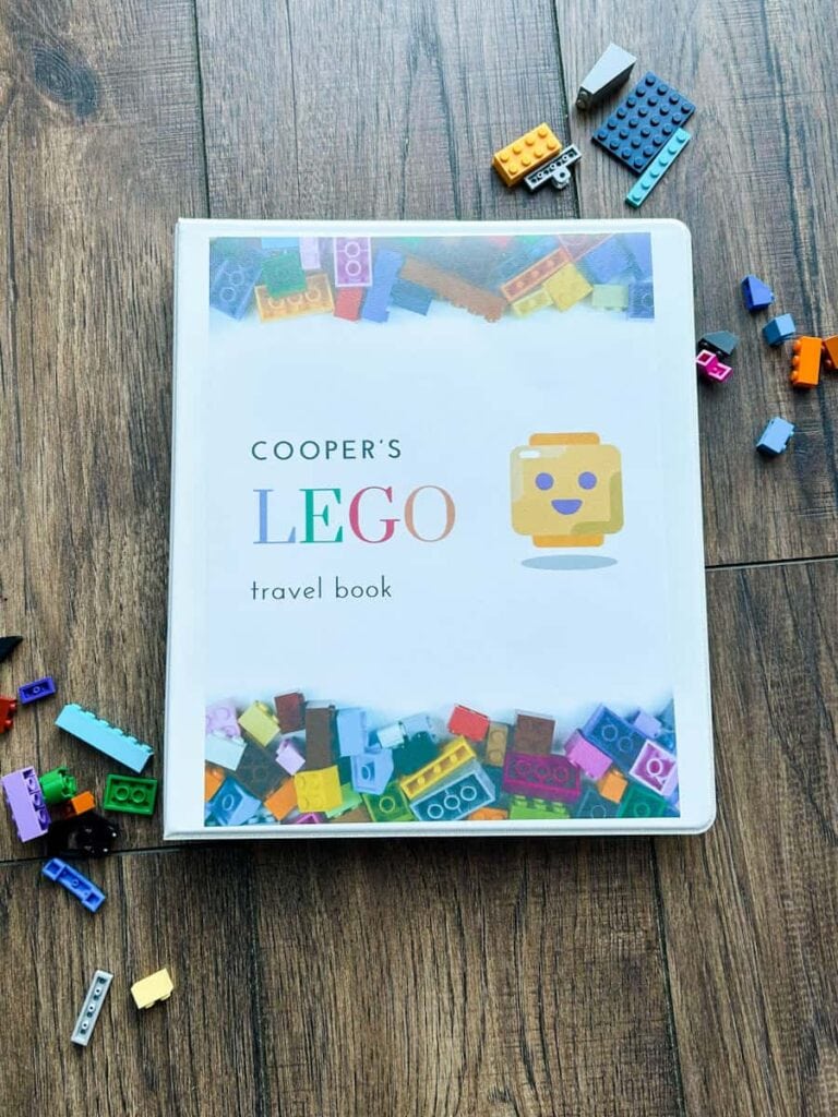 DIY lego travel case Christmas gift for kids