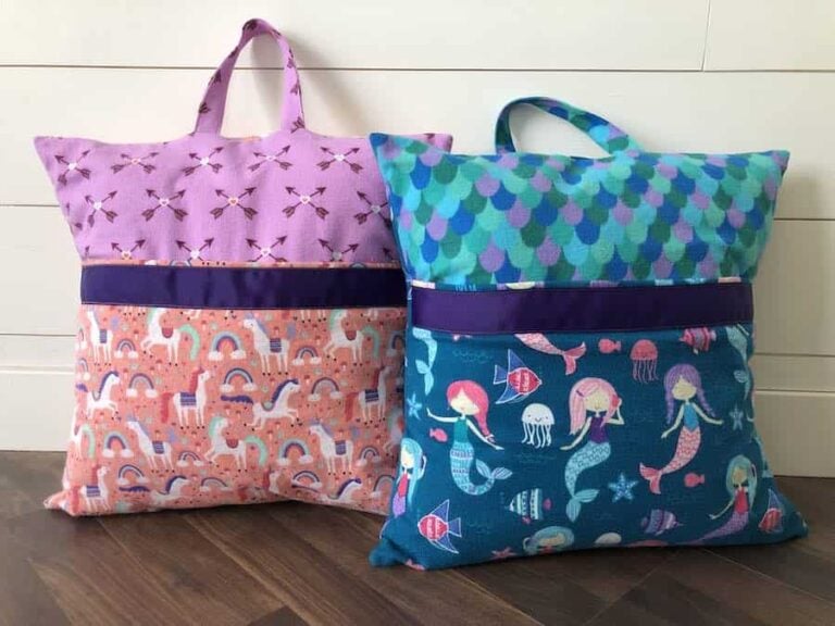 easy reading pillow sewing project for homemade gifting