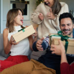 Friends at a favorite things gift party