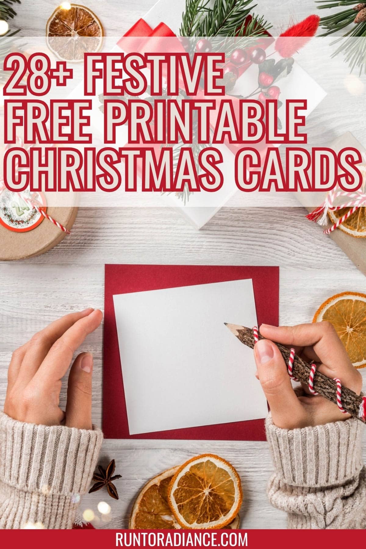 28+ festive free printable christmas cards pin