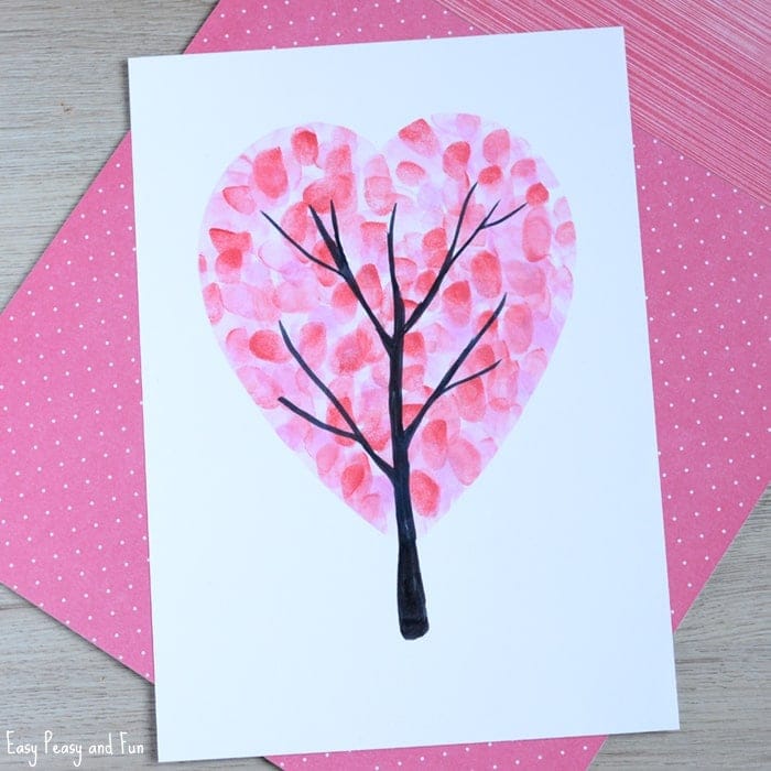 fingerprint Valentine's tree