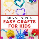diy valentines easy crafts for kids pin
