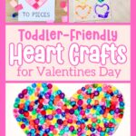 toddler friendly heart crafts pin