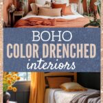 boho color drench interior pin