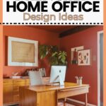 color saturated home office ideas
