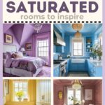 color saturated rooms to inspire collage