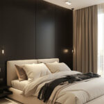 black and beige room design