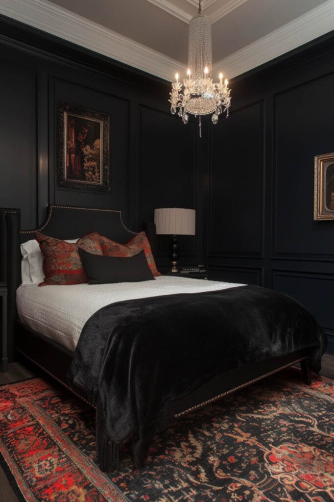 19+ Gorgeous Black Bedroom Ideas to Inspire Your Moody Side - Run To ...