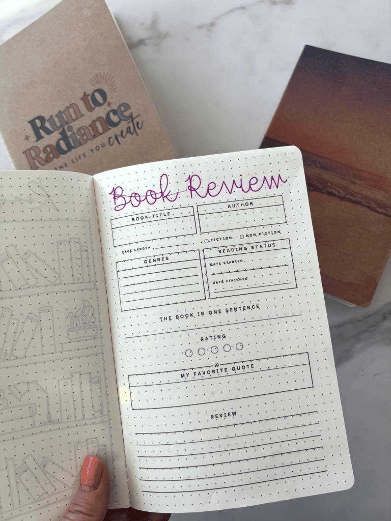 Bullet journal made by using a combination of the pen module and inkjet module on the m1 ultra