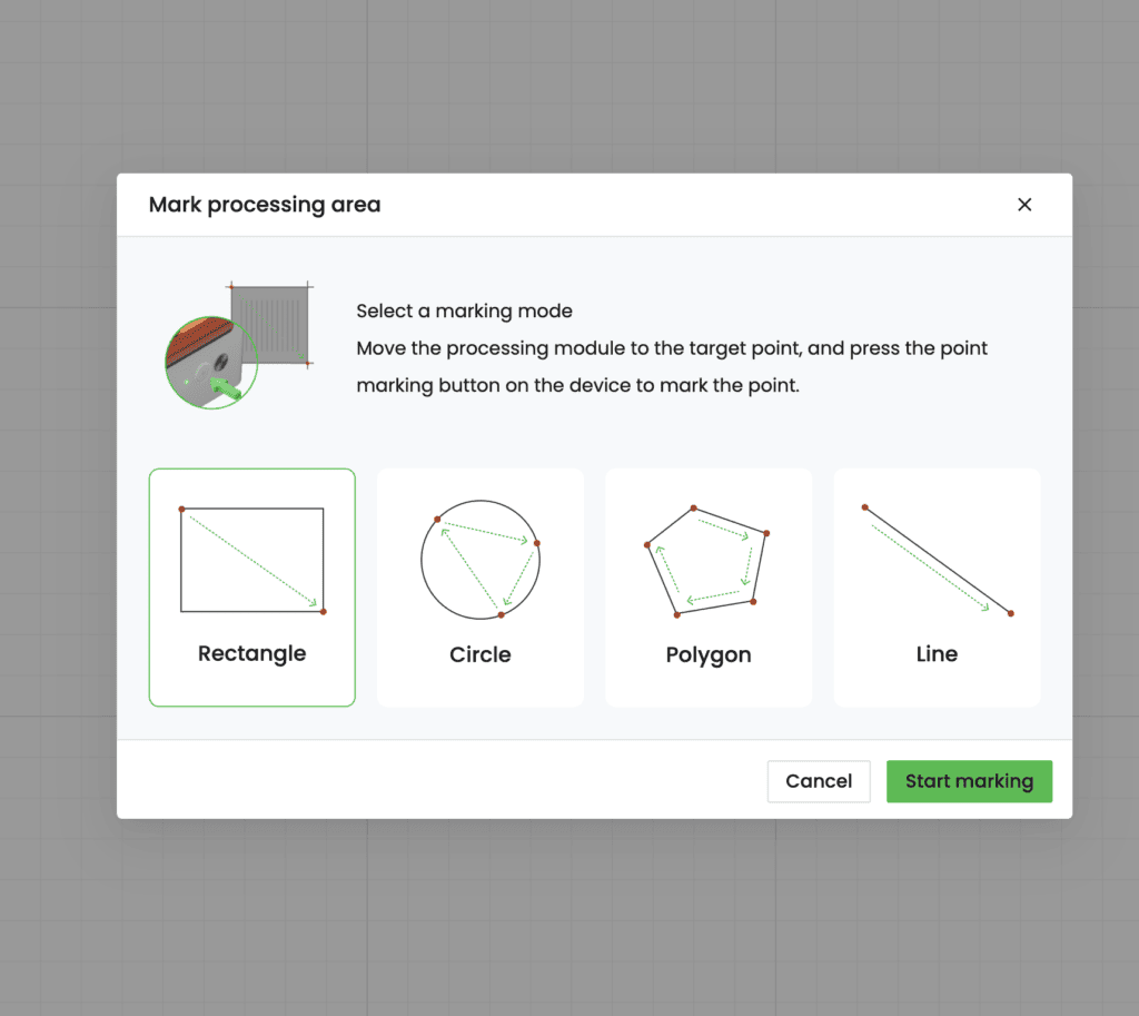 pin point positioning options on M1 Ultra