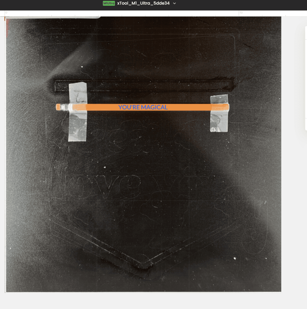 Pencil that says "you're magical"