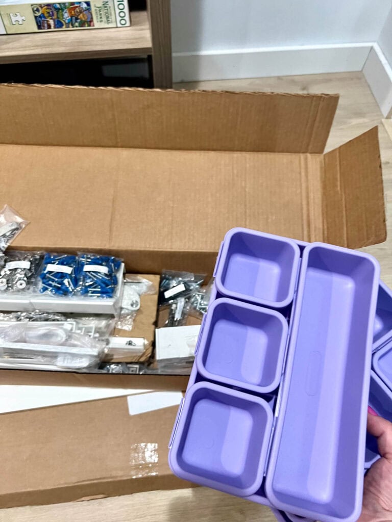 purple organizers for assembling Create Room Dreambox