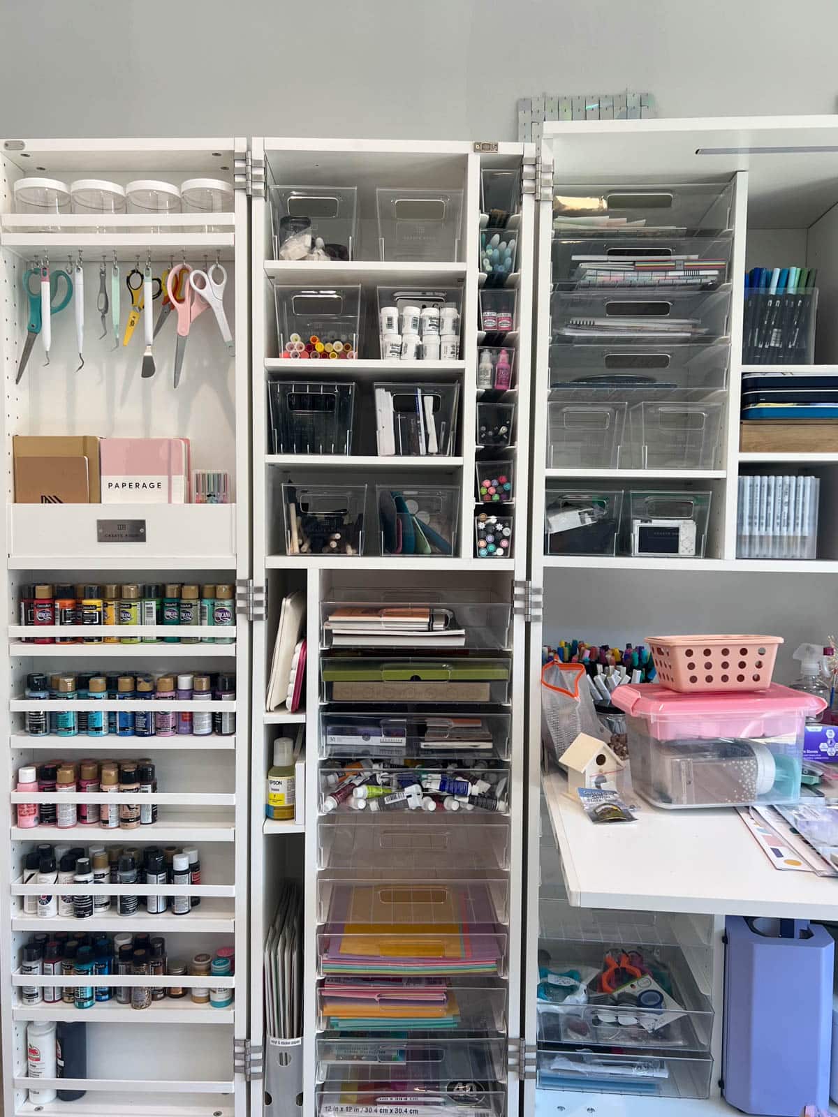 super organized ultimate craft closet