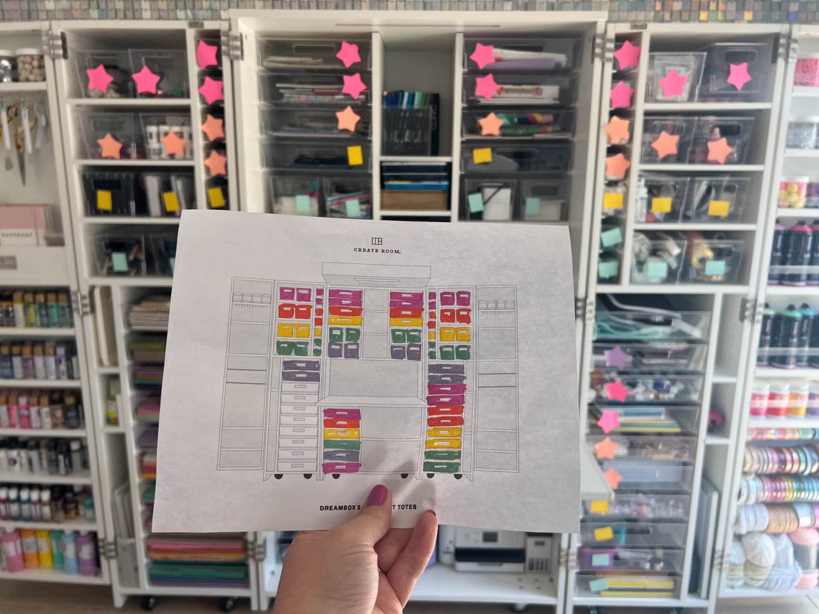 showing how I used Create Rooms diagram to decide how to organize my Dreambox
