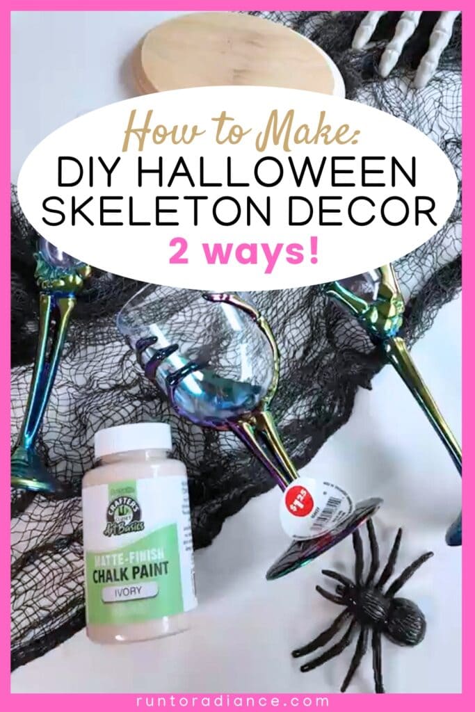 2 ways dollar tree hack halloween decor pin