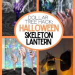skeleton lantern pinterest collage