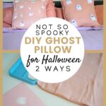 not spooky diy ghost pillow pin