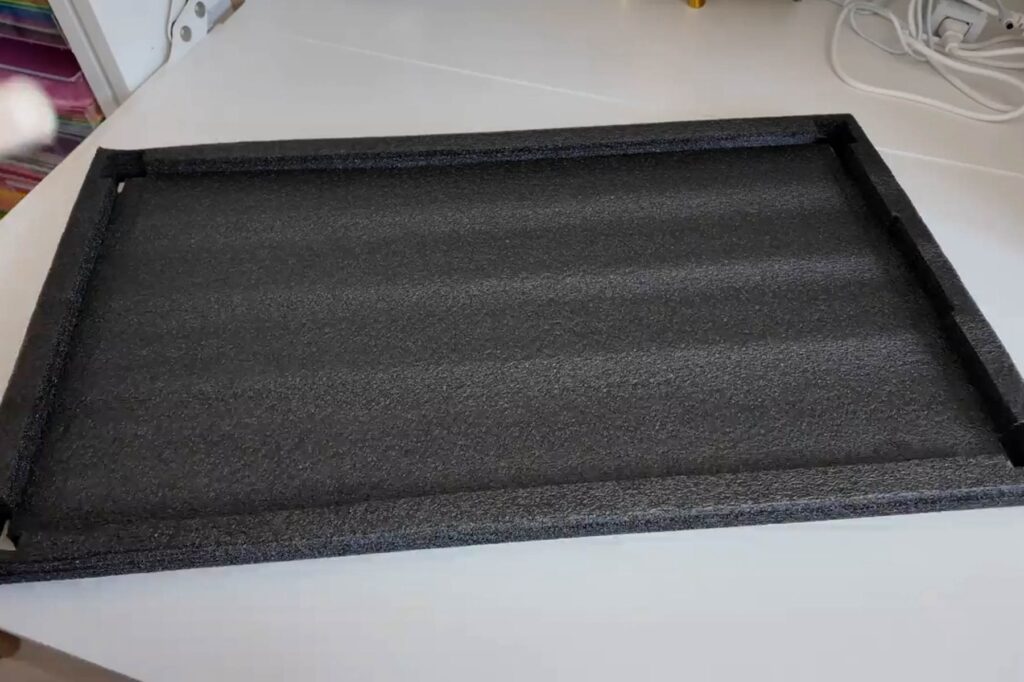 piece of black foam