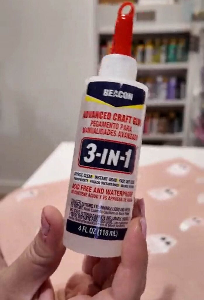 craft glue close up
