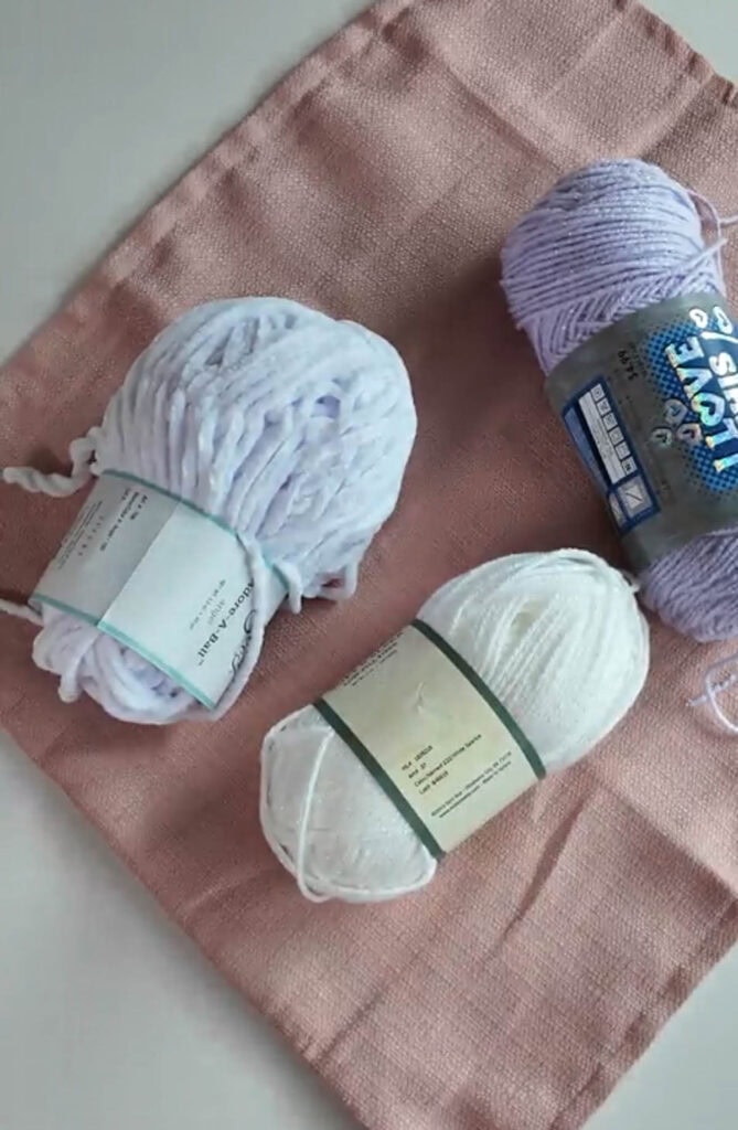 bolts of yarn