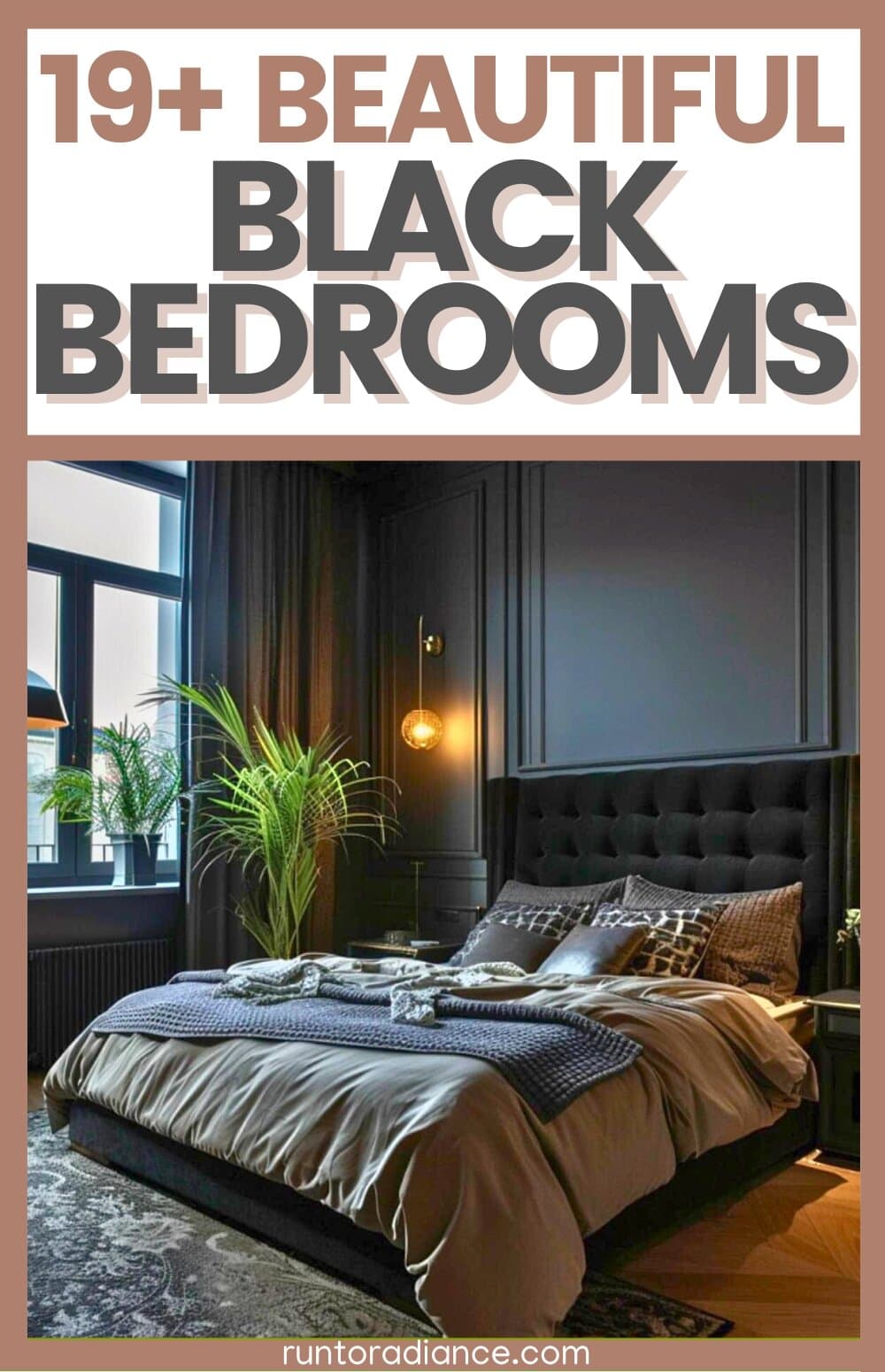 19+ Gorgeous Black Bedroom Ideas to Inspire Your Moody Side - Run To ...