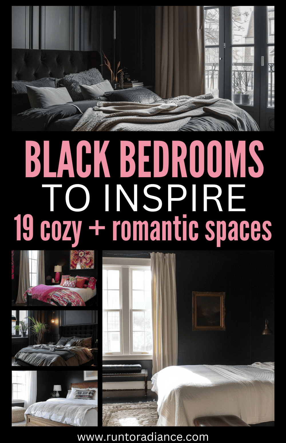 19+ Gorgeous Black Bedroom Ideas to Inspire Your Moody Side - Run To ...