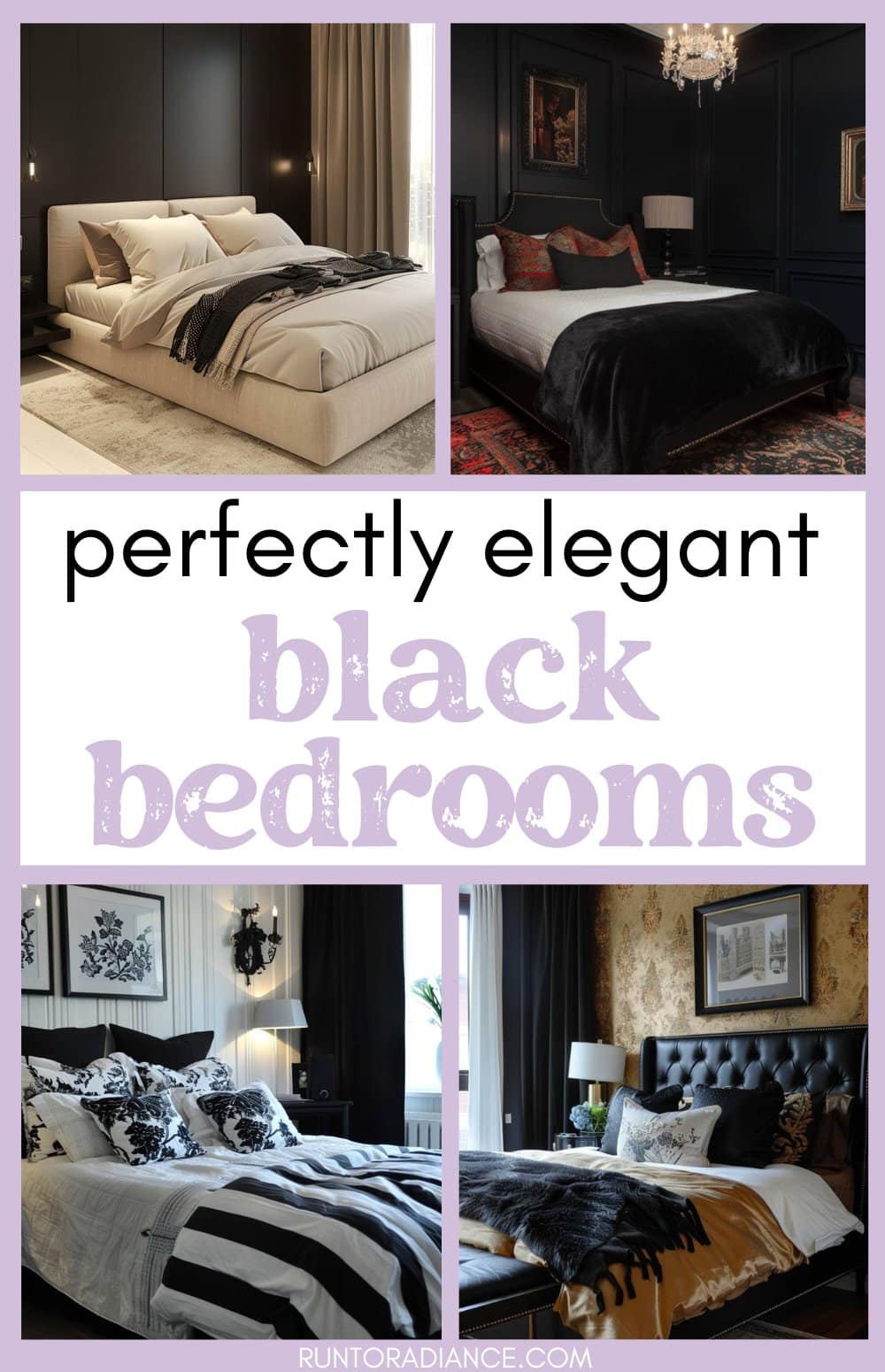 19+ Gorgeous Black Bedroom Ideas to Inspire Your Moody Side - Run To ...