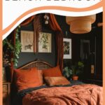 cozy romantic black bedroom design pin