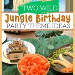 jungle birthday party theme pin