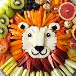 lion shaped fruit board