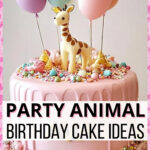 party animal birthday cake ideas pinterest image