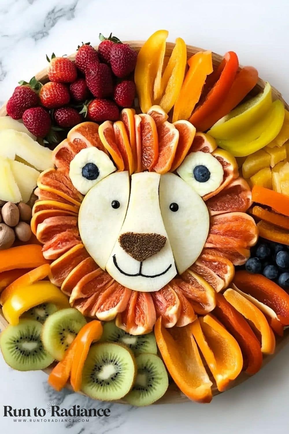 lion fruit platter