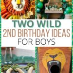 two wild 2nd birthday ideas for boys pin