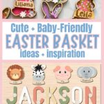 baby friendly easter basket ideas pin