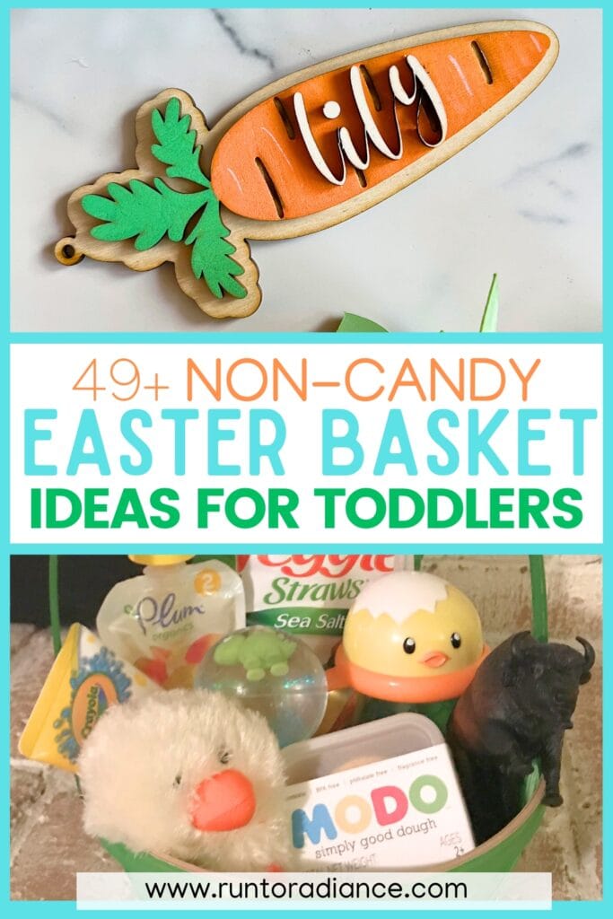 non candy easter basket ideas pin