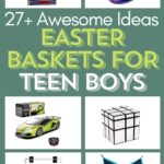 easter basket ideas for teen boys collage