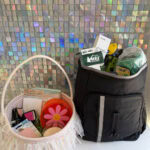 a basket and backpack for creative easter ideas for teens