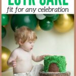 LOTR cake easy + thematic Pinterest image