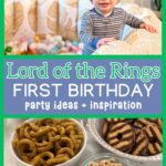 Lord of the rings first birthday collage