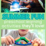 summer fun preschool learning activities collage