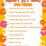teen bucket list for summer