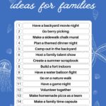 summer bucket list ideas for families