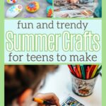 teen summer crafts collage