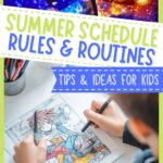 summer schedule rules and routines pin